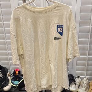 Rhude cream Graphic Tee